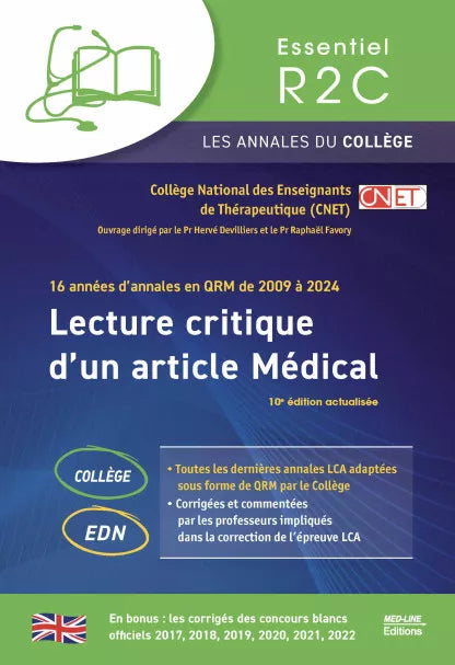 Lecture critique d’un article Médical 10ème édition